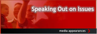Speaking Out on Issues media appearances