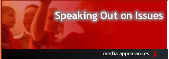 Speaking Out on Issues media appearances